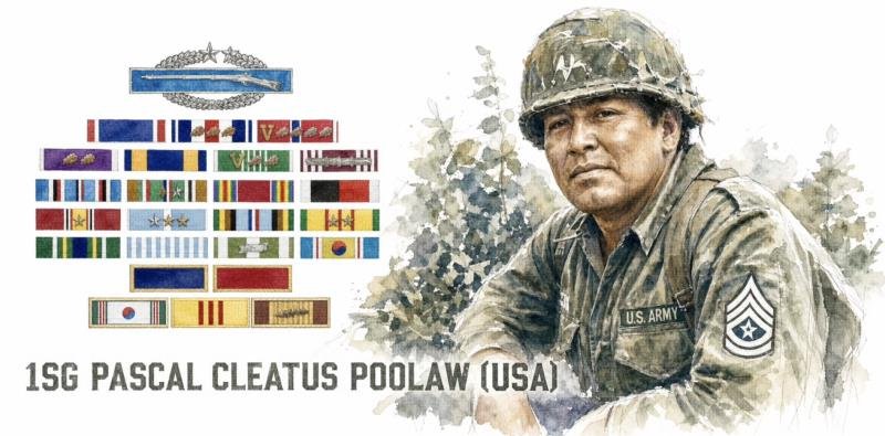 Fwd: Profiles Of Valor: 1SG Pascal Cleatus Poolaw (USA)