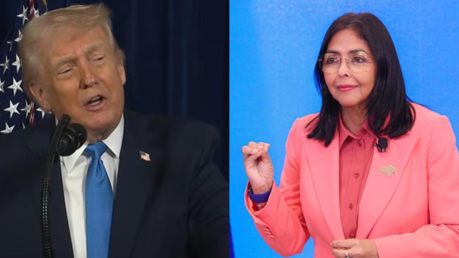 Trump and Delcy Announce Major USA-Venezuela Oil Deal