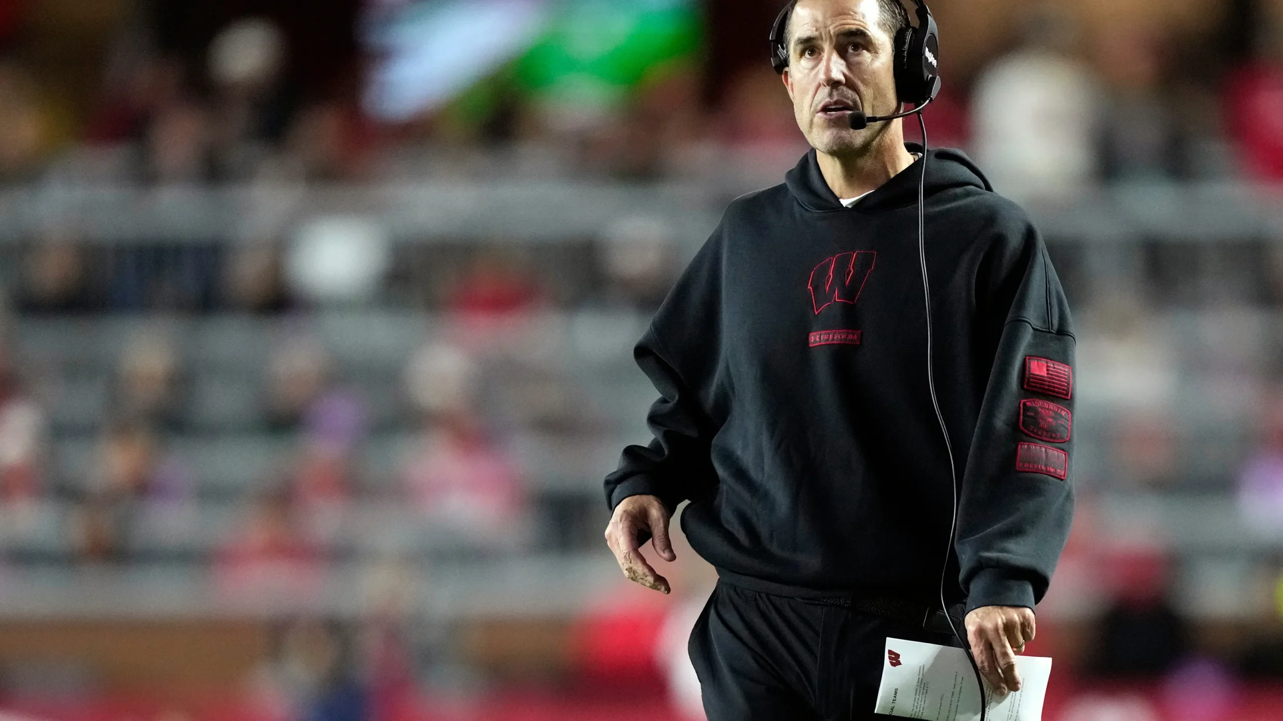 USA TODAY places Wisconsin's Luke Fickell on the "hottest" hot seat
