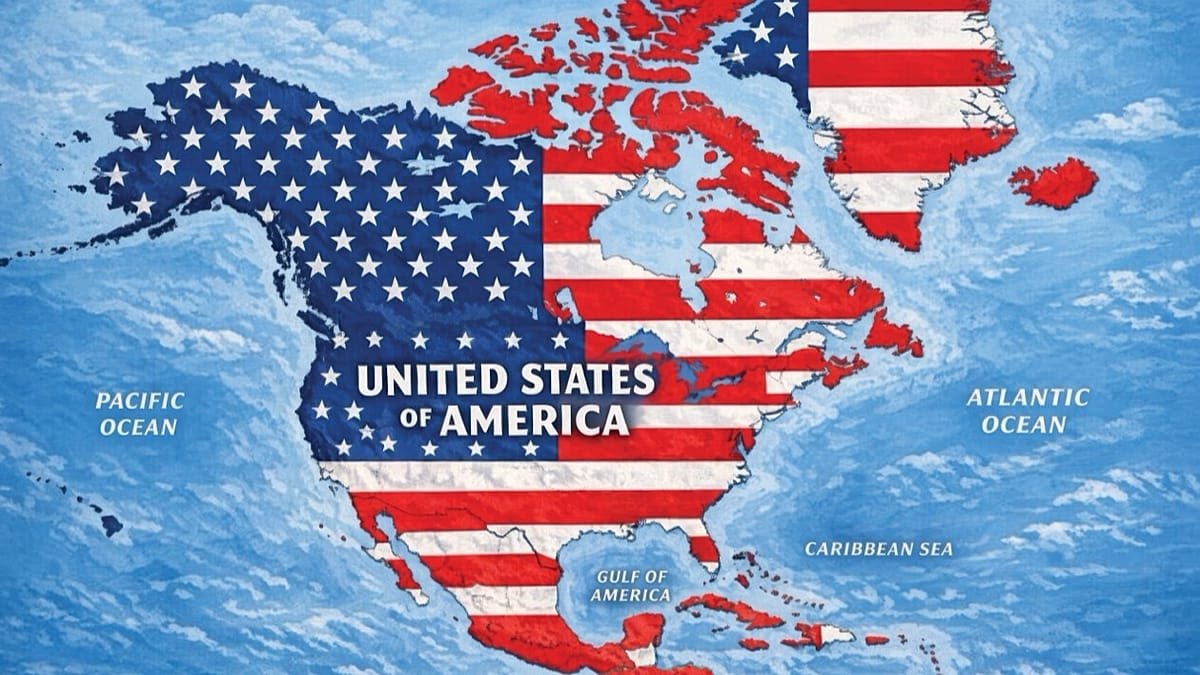 Trump's map puts Iceland in the USA but Reykjavik isn't amused