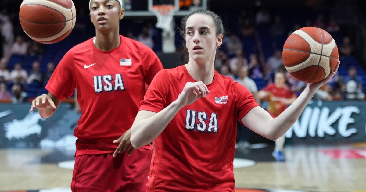 Angel Reese and Caitlin Clark are having 'fun' as USA teammates