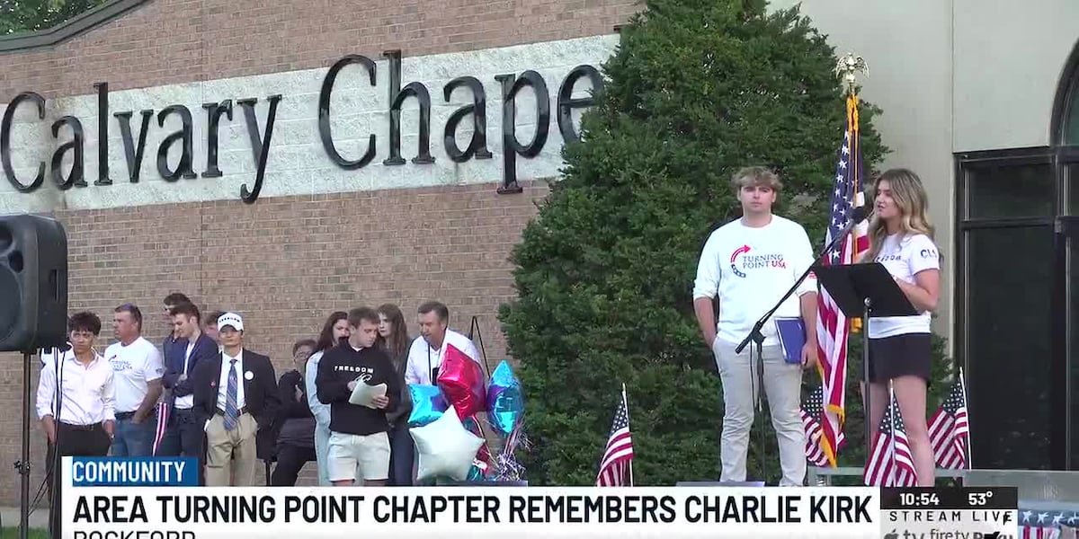 Rockford’s Turning Point USA chapter remembers Charlie Kirk