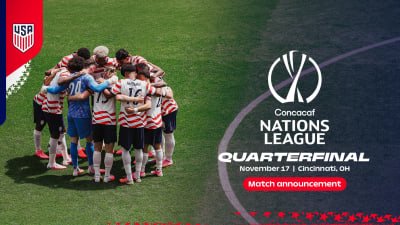U.S. Soccer selects Cincinnati to host home leg of Concacaf Nations League Quarterfinal in November