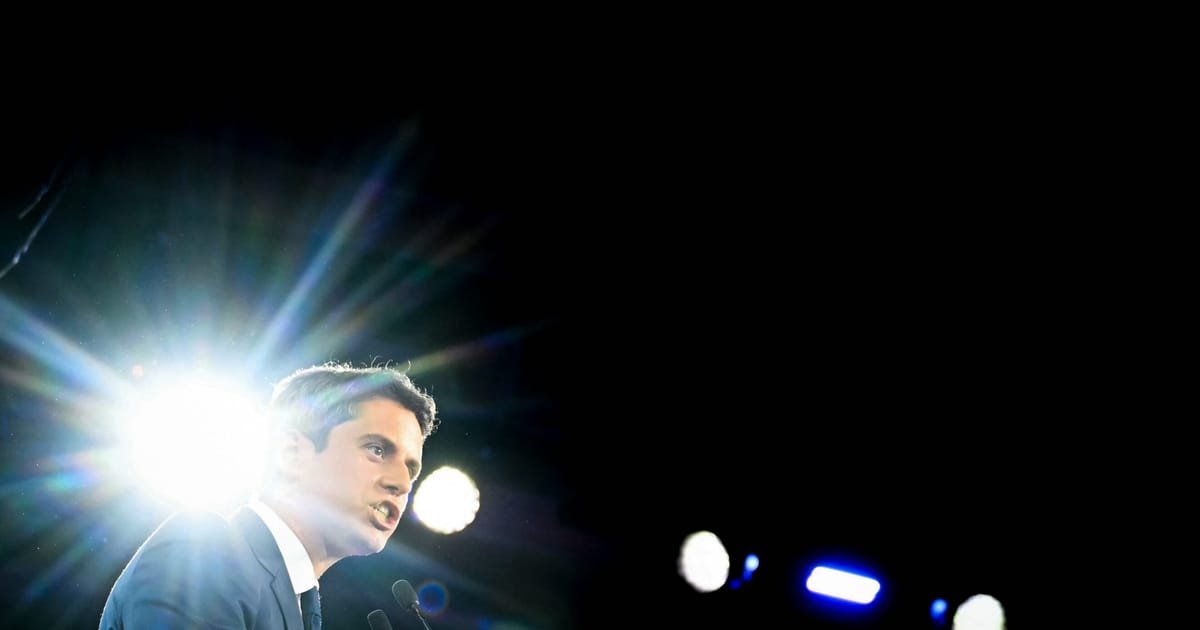 French presidential hopeful Attal vows to build ‘United States of Europe’ – POLITICO