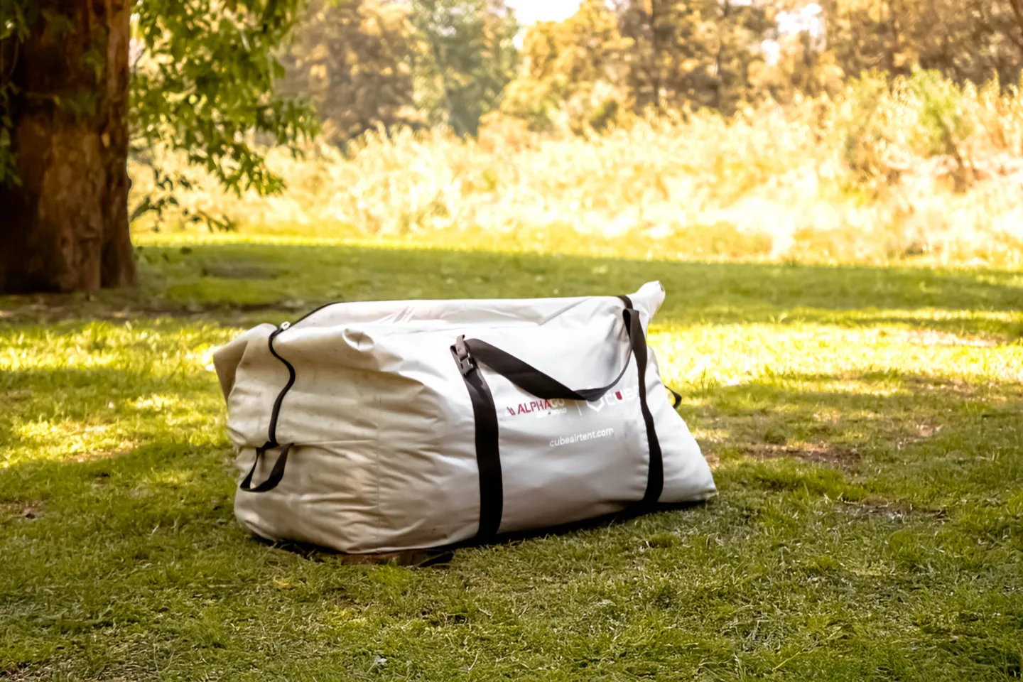 At 66 lb, the Cube Explorer Pro Edition is on the heavier side for a tent, but it packs conveniently in a carry bag for straightforward one- or two-person transport from car to pitch