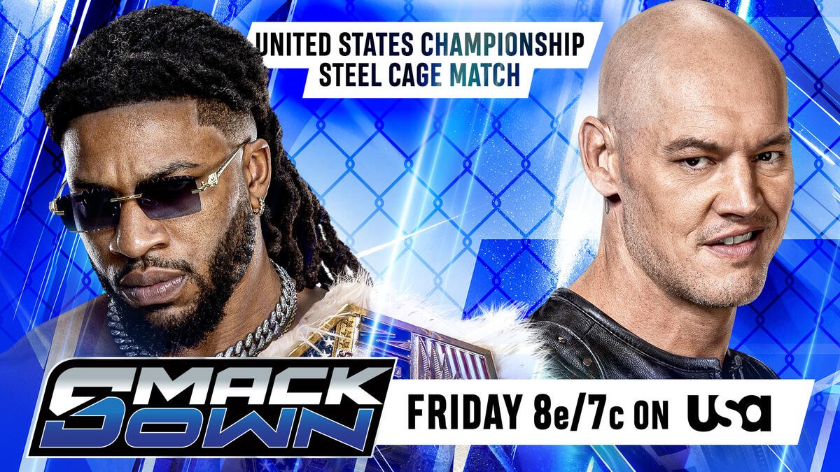 Trick Williams defends United States Title against Baron Corbin in Steel Cage Match
