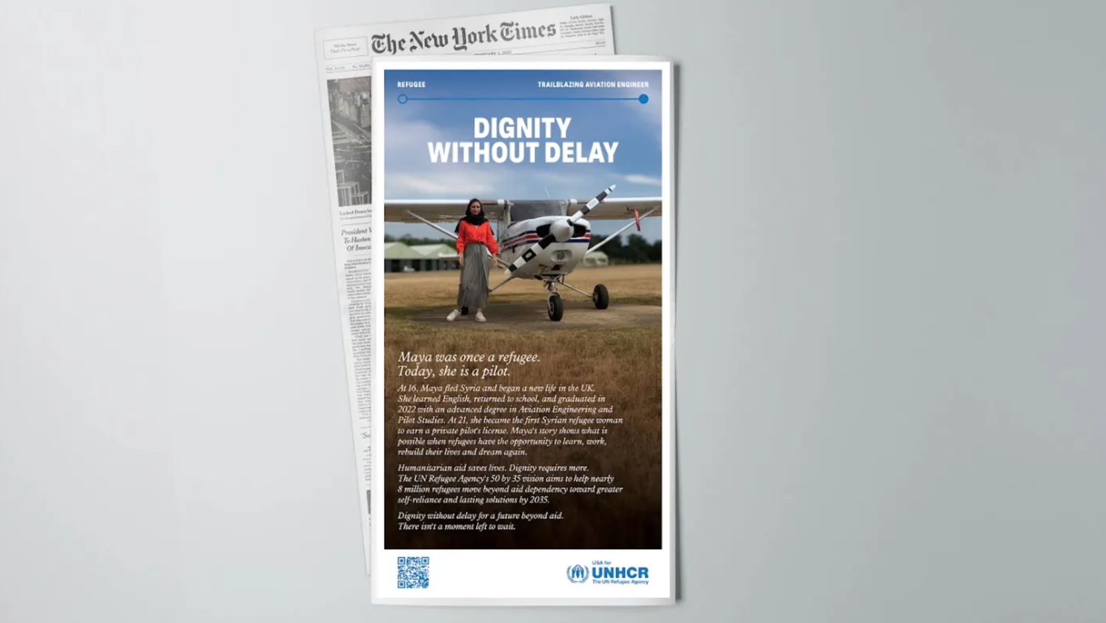 USA for UNHCR Campaign Shifts Focus from Refugee Crises to Refugee Futures