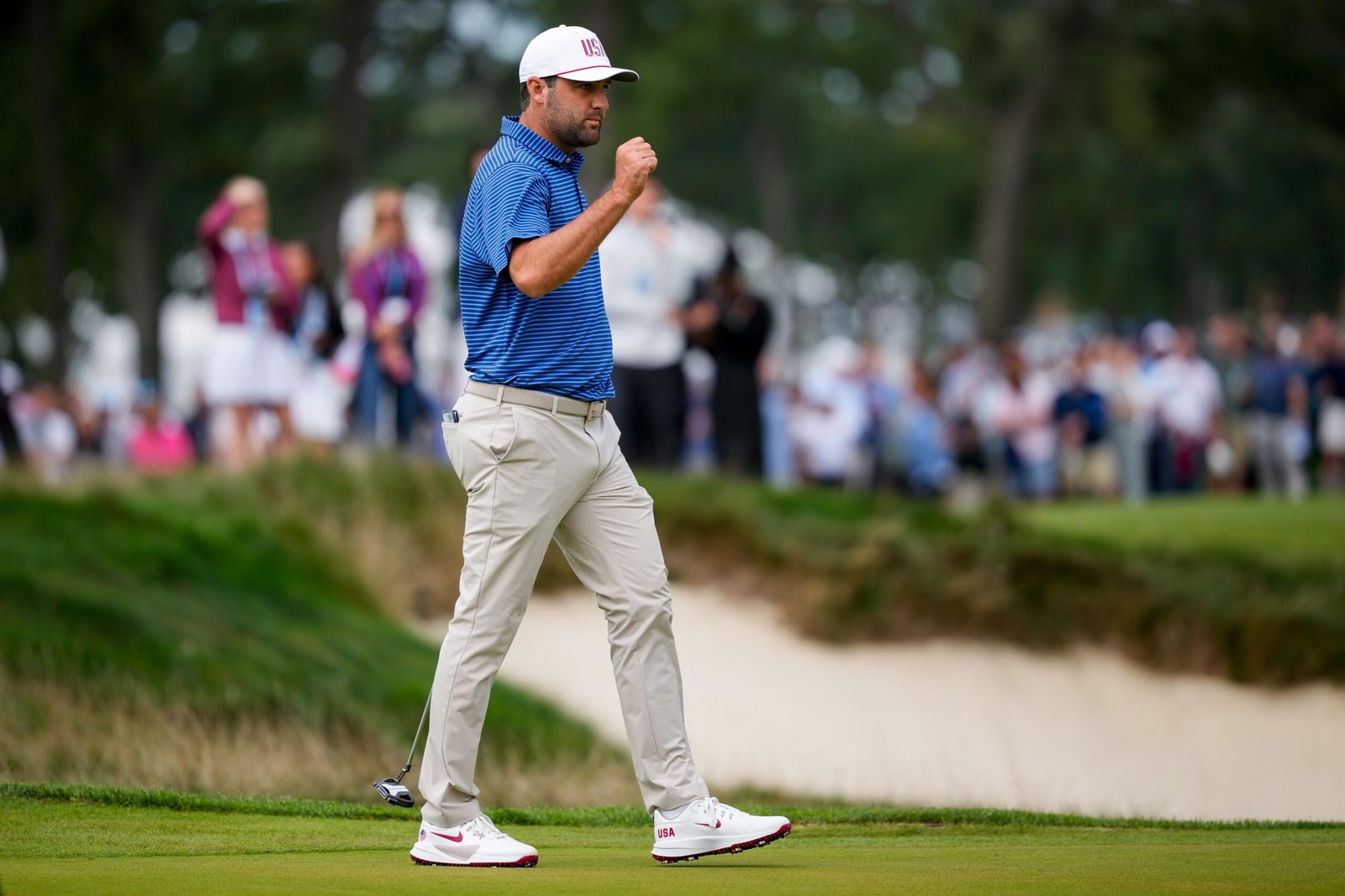 Scheffler and Burns finally win together and stake Americans to 3-2 lead in Presidents Cup – Orlando Sentinel