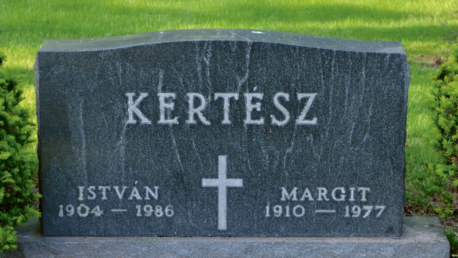 Author’s photo of Stephen D Kertesz’s gravestone in South Bend, Indiana, USA