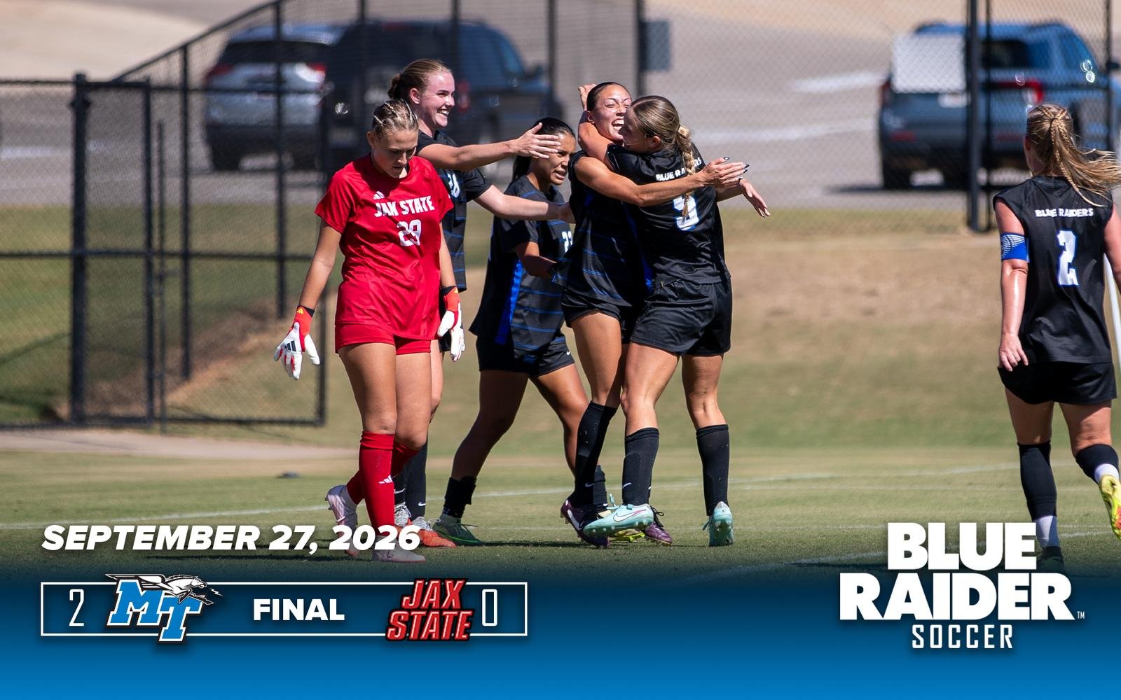 Quick-fire goals lead Women’s Soccer past Jax State in Conference USA opener, 2-0