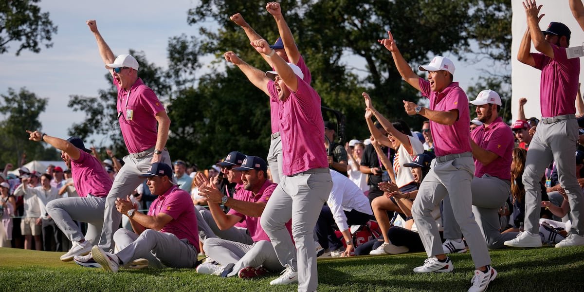 Team USA completes comeback to win Presidents Cup