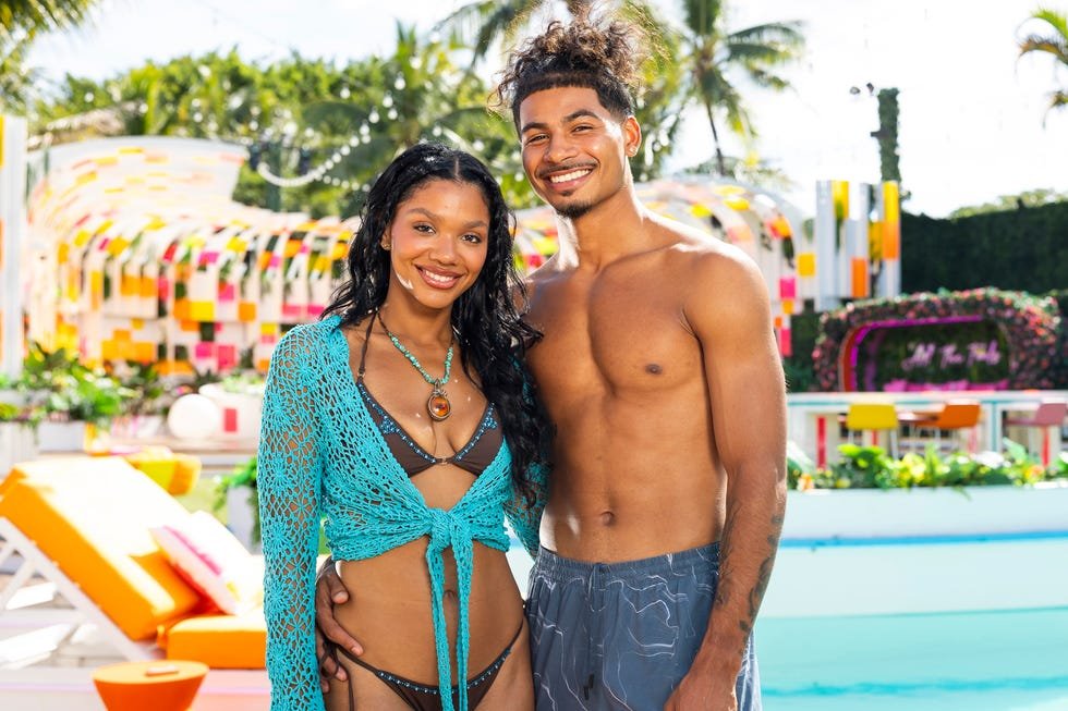 love island usa  episode 827  pictured lr melanie moreno, sincere nicholas rhea  photo by ben symonspeacock