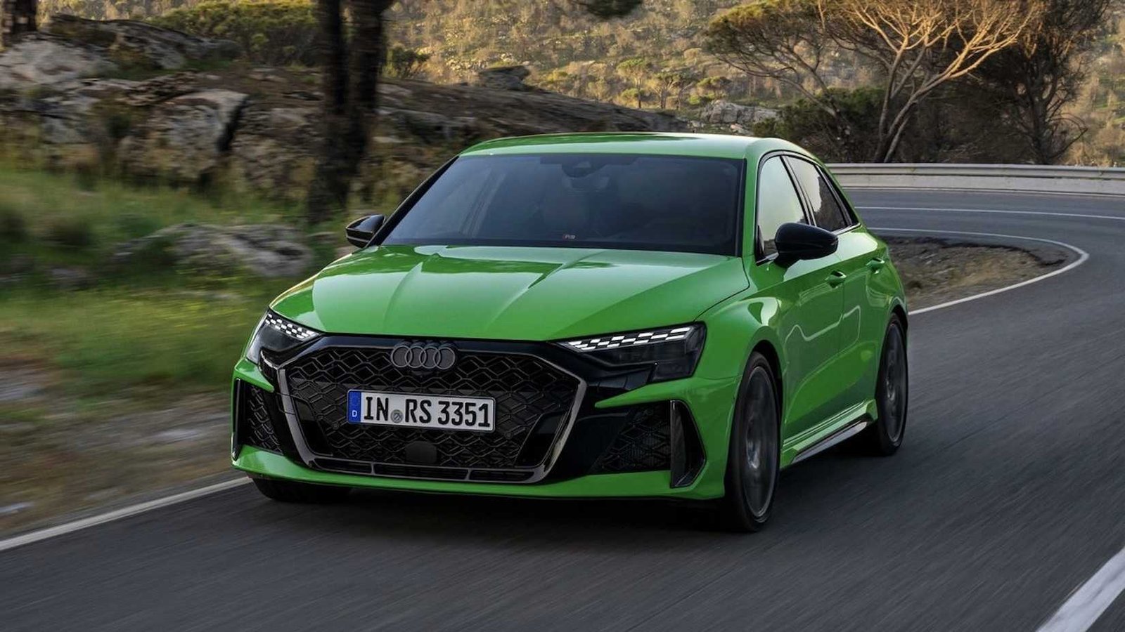 2025 Audi RS3 Sportback front, three-quarter