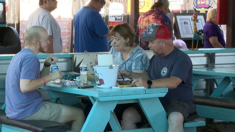 “I did some research because we haven’t had any barbecue yet, and everyone said that this was on the Texas Monthly Top 50... so you’re like, well, I have to try it out,” the customer said.  (KTXS, Kayla Hamlett)