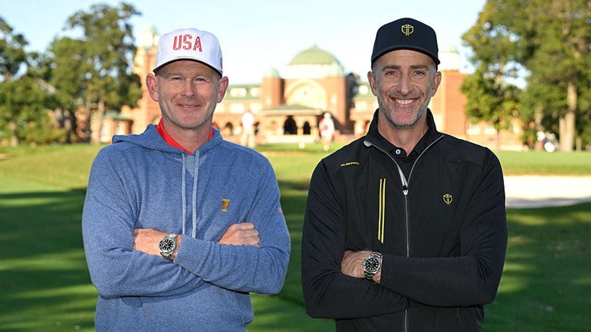 Team Captain, Brandt Snedeker, and International Team Captain, Geoff Ogilvy