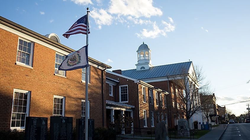 Greenbrier County Courthouse in Lewisburg, WV. 