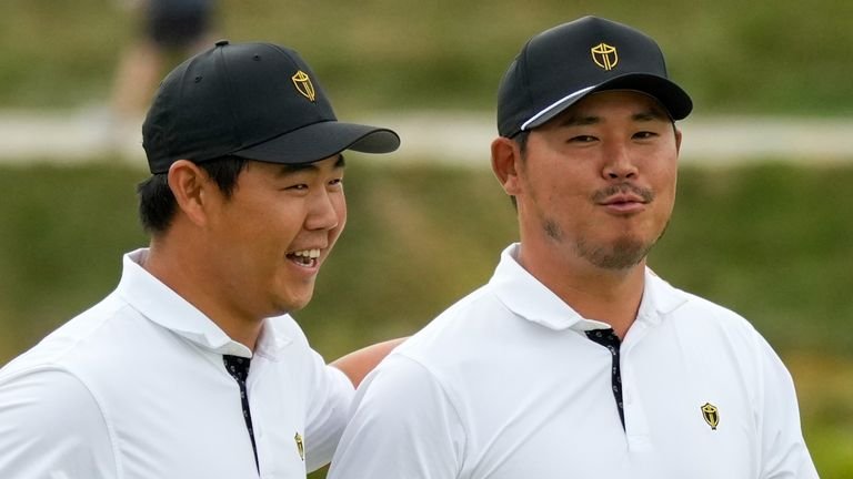 Tom Kim and Si Woo Kim have won three of their four matches together this week 
