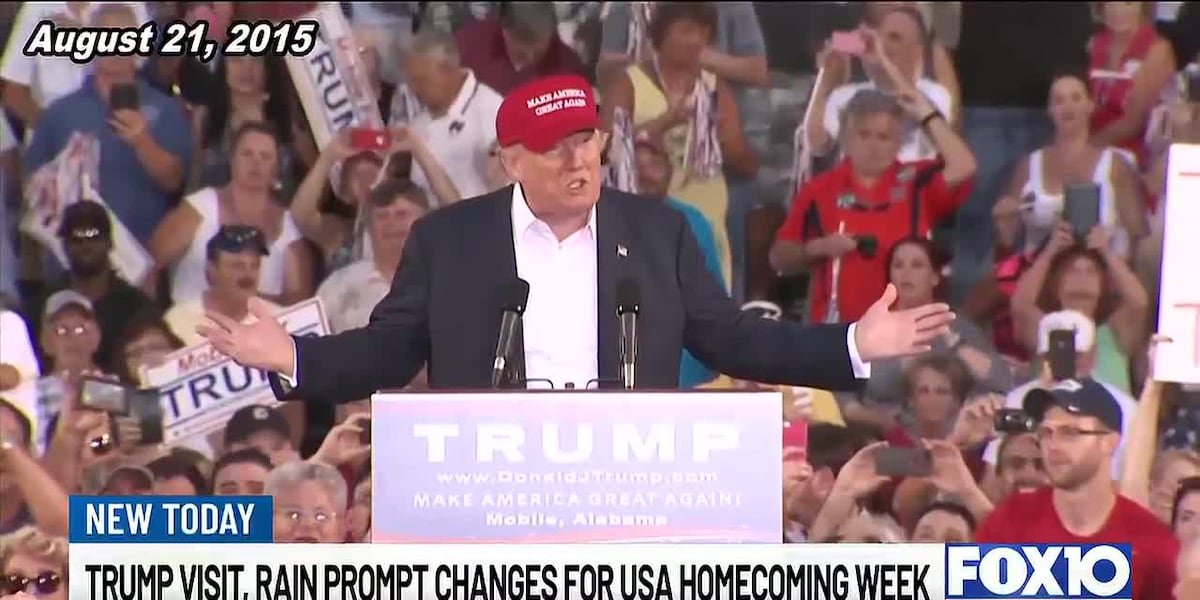USA students respond to Trump rally disrupting homecoming plans