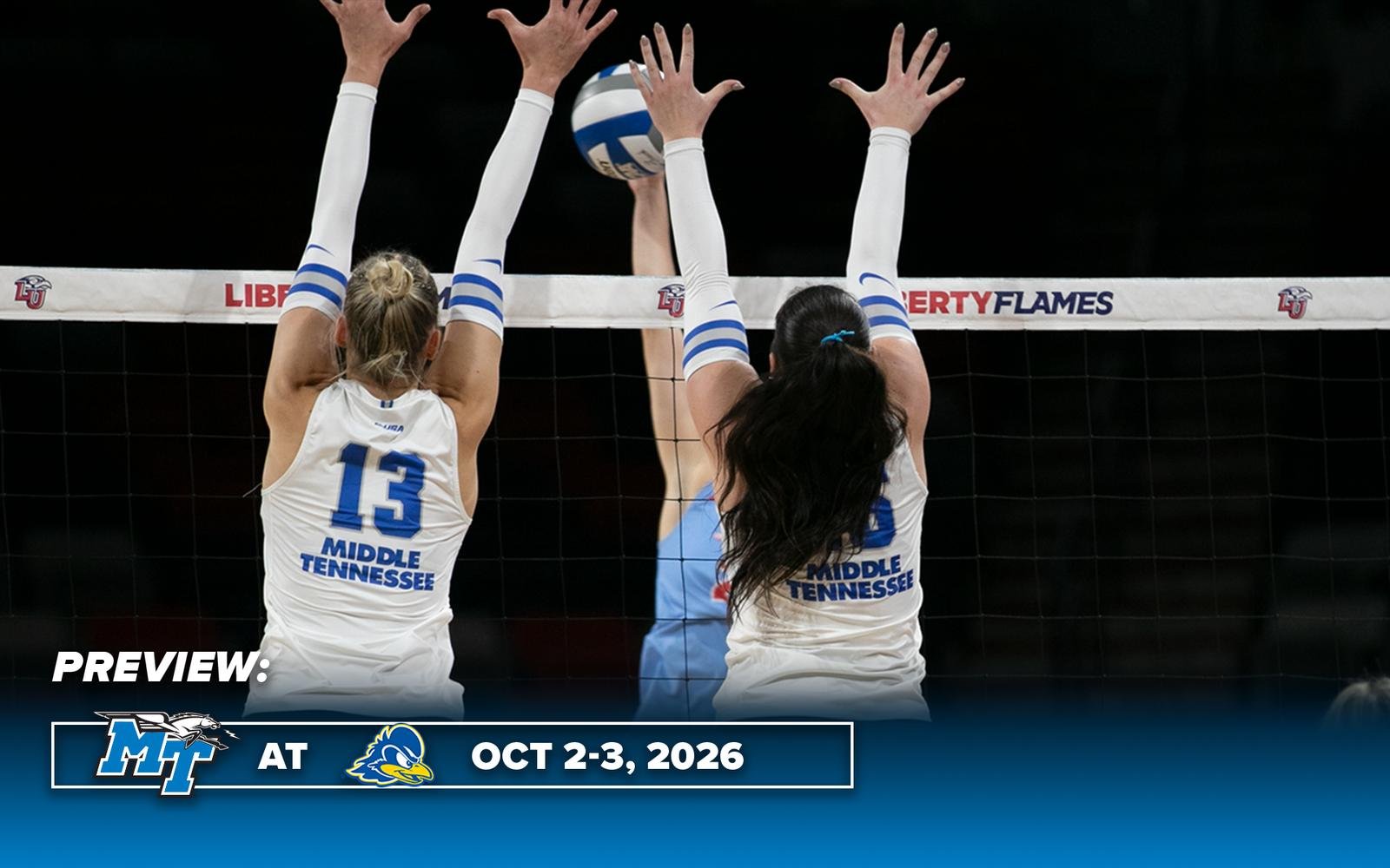 Volleyball Welcomes Delaware to AMG in First Home Conference USA Series