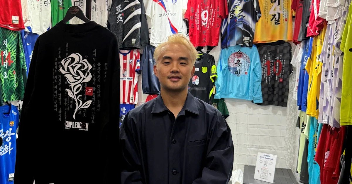 RRose From Concrete brand weaves Korean heritage with soccer culture