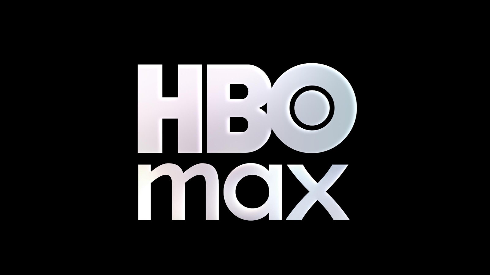 hbo max black and white logo